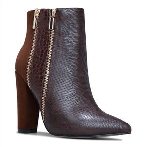 Zippered Heeled Booties